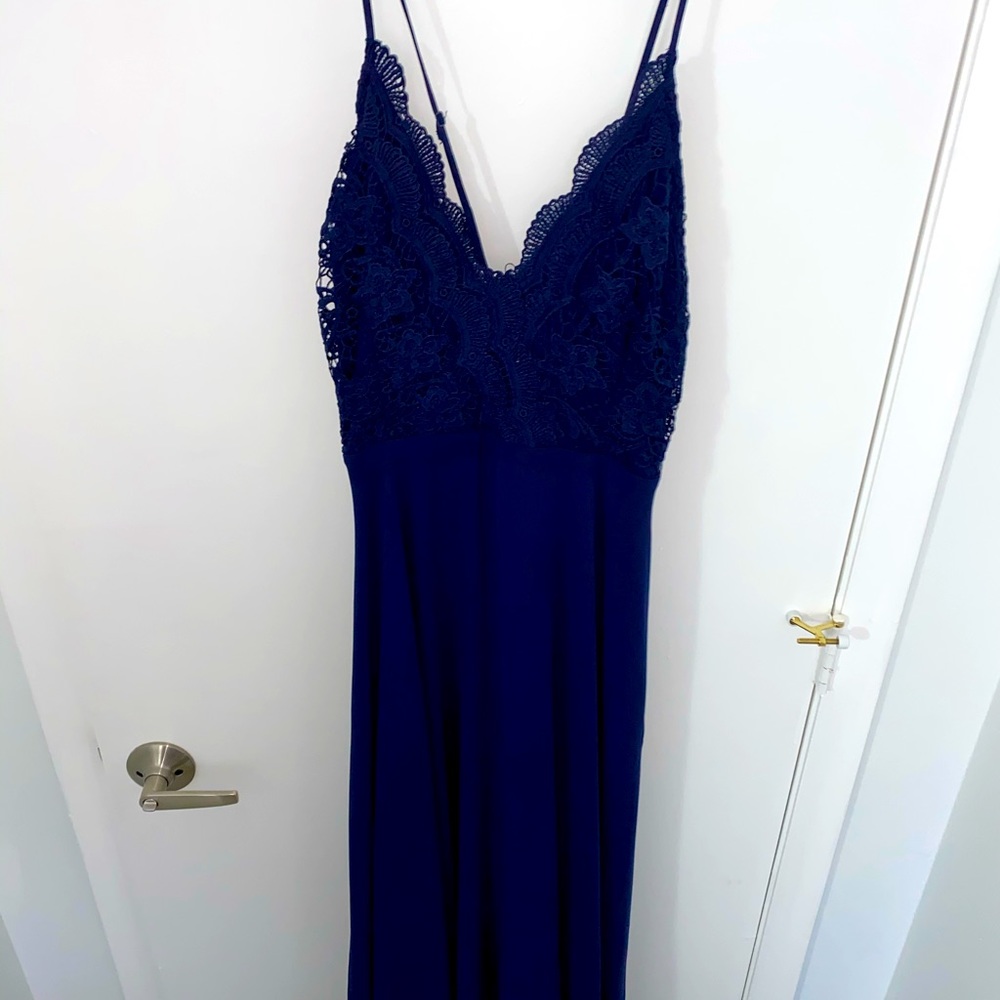 Lulus Navy Bridesmaid Dress
